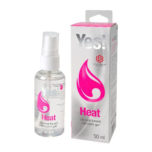 Возбуждающая силиконовая вагинальная смазка Yes Heat - 50 мл. - Sitabella - купить с доставкой в Череповце