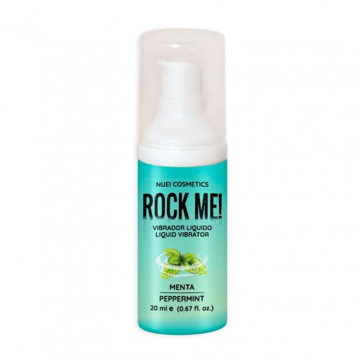 Жидкий вибратор Nuei Rock Me! с ароматом мяты - 20 мл. - Nuei cosmetics - купить с доставкой в Череповце