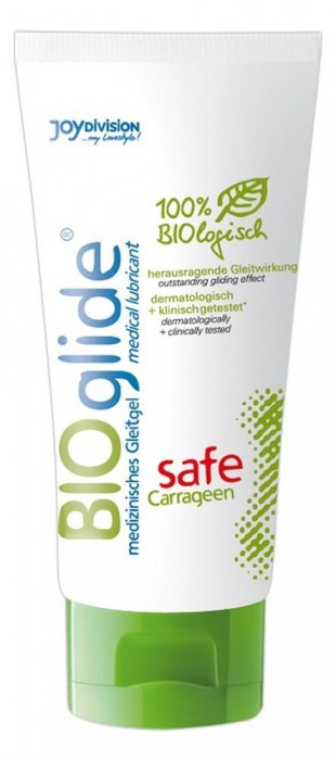 Гель-лубрикант на водной основе BIOglide safe Carrageen - 100 мл. - Joy Division - купить с доставкой в Череповце