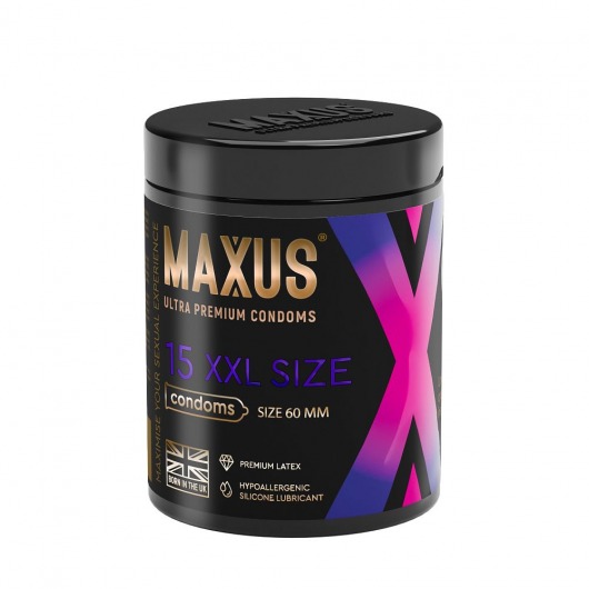 Презервативы увеличенного размера Maxus XXL - 15 шт. - Maxus - купить с доставкой в Череповце