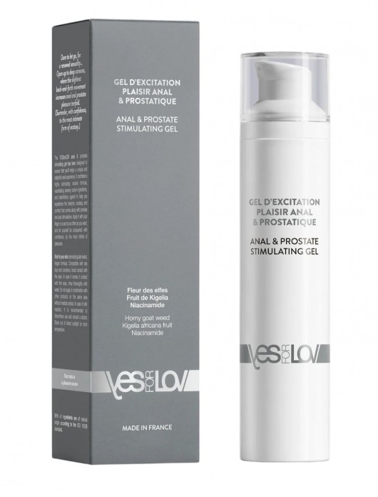 Стимулирующий анальный гель Anal   Prostate Stimulating Gel - 50 мл. - YESforLOV - купить с доставкой в Череповце