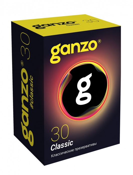 Классические презервативы с обильной смазкой Ganzo Classic - 30 шт. - Ganzo - купить с доставкой в Череповце