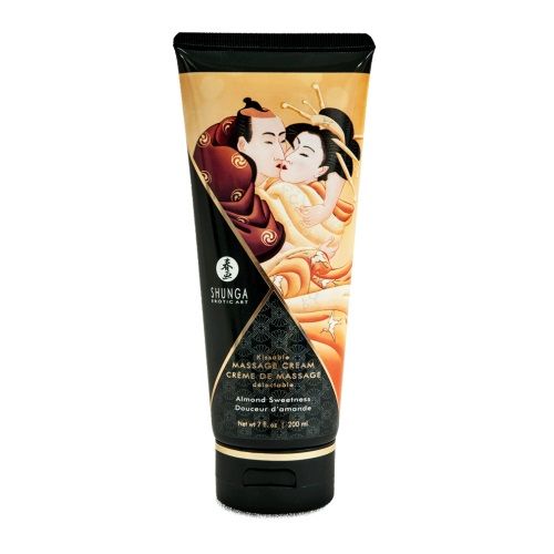 Массажный крем для тела с ароматом миндаля Almond Sweetness - 200 мл. - Shunga - купить с доставкой в Череповце