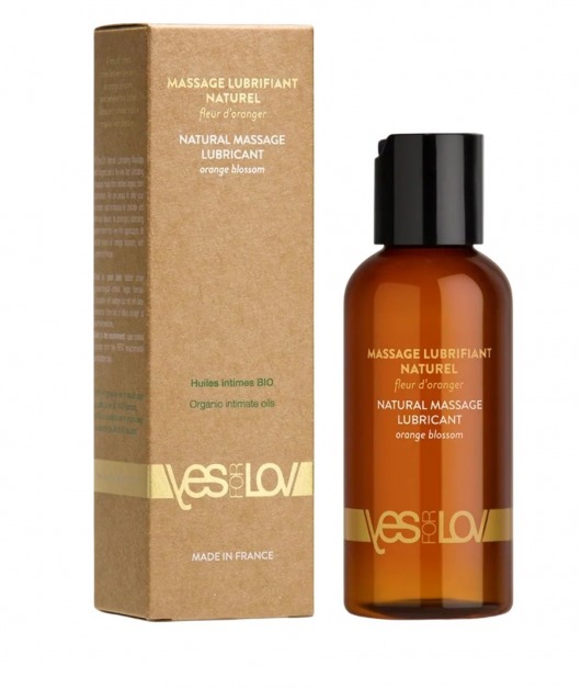 Натуральная массажная смазка Natural Lubricant Orange Blossom - 100 мл. - YESforLOV - купить с доставкой в Череповце