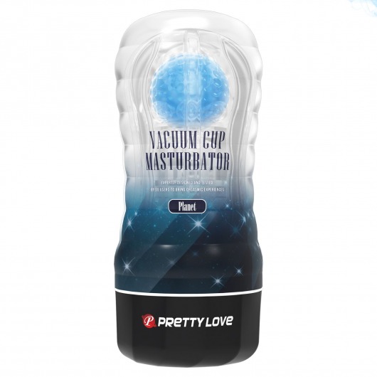 Прозрачный текстурированный мастурбатор Vacuum Cup Masturbator Planet - Baile - в Череповце купить с доставкой