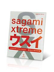 Ультратонкий презерватив Sagami Xtreme SUPERTHIN - 1 шт. - Sagami - купить с доставкой в Череповце