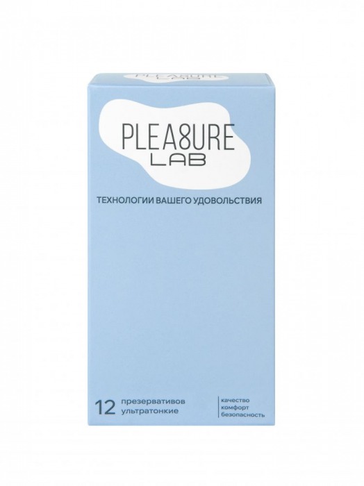 Ультратонкие презервативы Pleasure Lab - 12 шт. - Pleasure Lab - купить с доставкой в Череповце