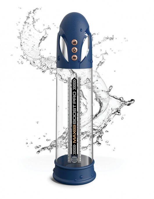 Синяя вакуумная автоматическая помпа Max Boost Pro Flow - Pipedream - в Череповце купить с доставкой