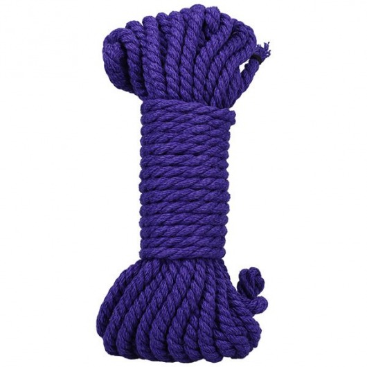 Фиолетовая верёвка для связывания и фиксации Bind Tie - 9,14 м. - Doc Johnson - купить с доставкой в Череповце