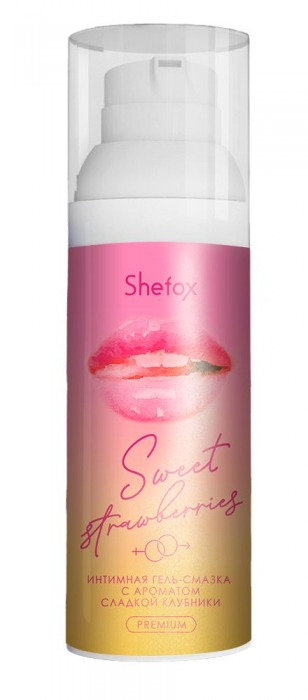 Интимная гель-смазка Shefox Premium «Сладкая клубника» - 50 мл. - Shefox - купить с доставкой в Череповце
