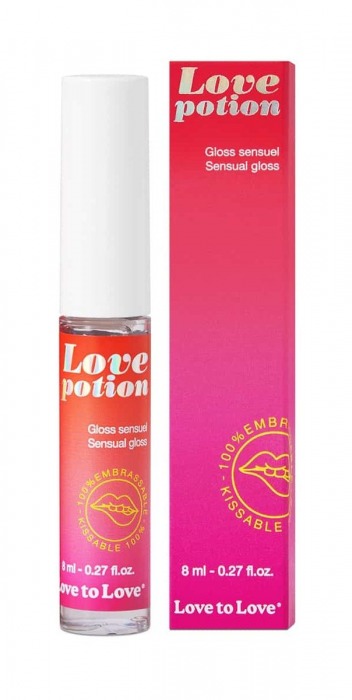 Возбуждающий блеск для губ Love Potion - 8 мл. - Love to Love - купить с доставкой в Череповце