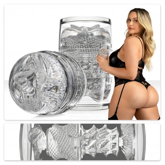 Прозрачный двусторонний мастурбатор Fleshlight Quickshot Mia Malkova - Fleshlight - в Череповце купить с доставкой