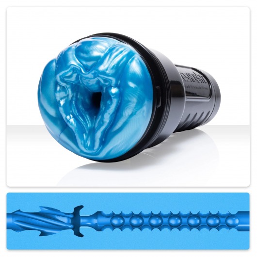 Мастурбатор-вагина Fleshlight Freaks Alien Blue Metallic - Fleshlight - в Череповце купить с доставкой
