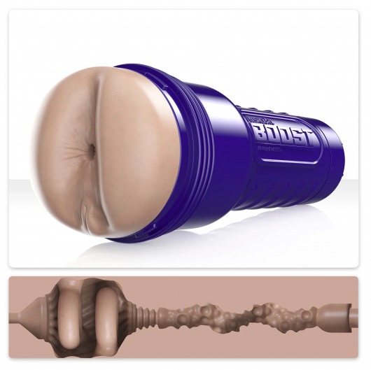 Телесный мастурбатор-анус Fleshlight Boost Blast Female - Fleshlight - в Череповце купить с доставкой
