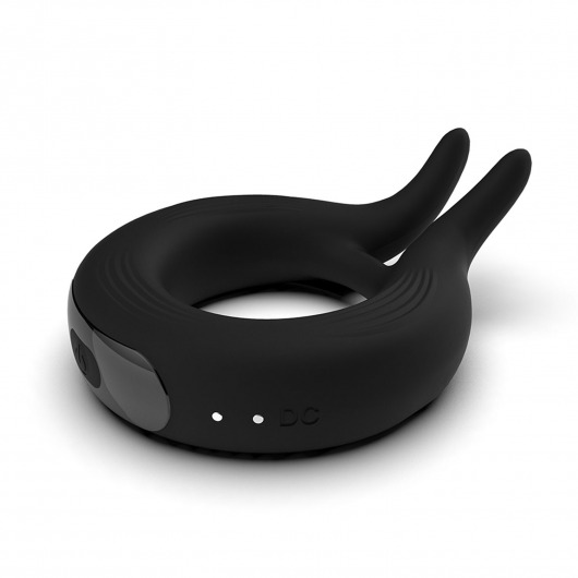 Черное эрекционное кольцо Marry Me Rechargeable Vibrating Cockring - Adrien Lastic - в Череповце купить с доставкой