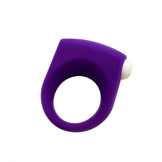 Фиолетовое эрекционное кольцо Puggle Vibrating Ring with Bullet - Adrien Lastic - в Череповце купить с доставкой