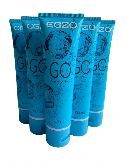 Набор из 5 пролонгирующих лубрикантов на водной основе Egzo Go (по 100 мл.) - EGZO - купить с доставкой в Череповце