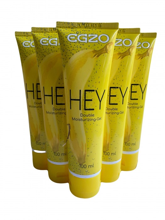 Набор из 5 анальных лубрикантов на водной основе Egzo Hey (по 100 мл.) - EGZO - купить с доставкой в Череповце