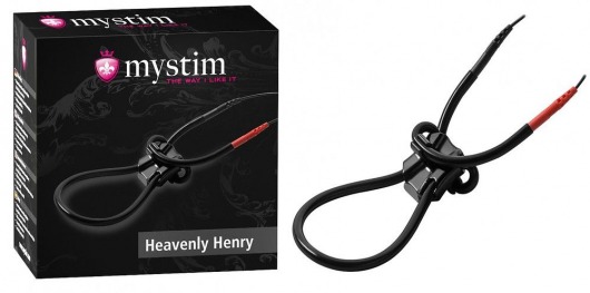 Эрекционное лассо для электростимуляции HEAVENLY HENRY - MyStim - купить с доставкой в Череповце