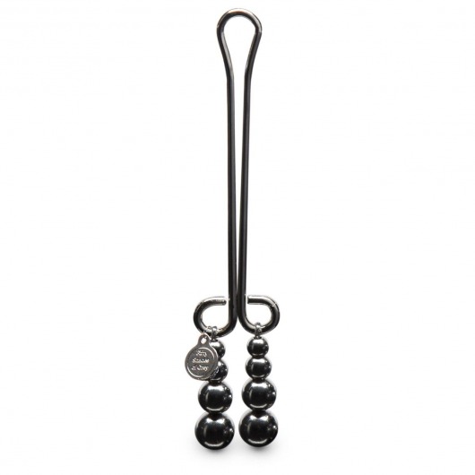 Зажим для клитора с бусинами Just Sensation Beaded Clitoral Clamp - Fifty Shades of Grey - купить с доставкой в Череповце