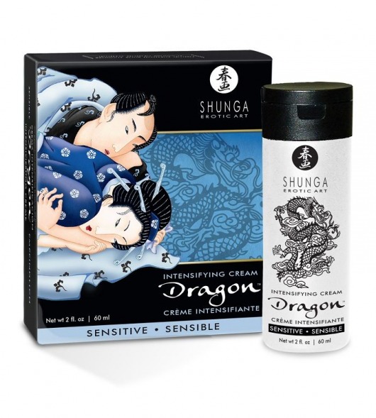 Интимный мужской крем SHUNGA DRAGON SENSITIVE - 60 мл. - Shunga - купить с доставкой в Череповце