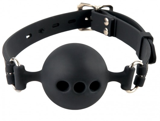 Силиконовый кляп-шар с отверстиями для дыхания Silicone Breathable Ball Gag Small - Pipedream - купить с доставкой в Череповце