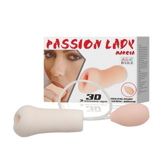 Мастурбатор Passion Lady Marcia с грушей для имитации посасывания - Baile - в Череповце купить с доставкой