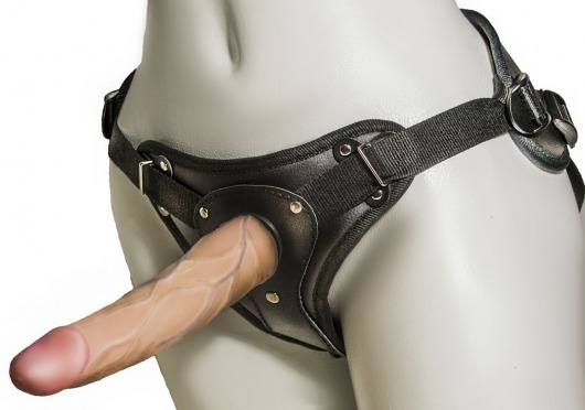 Женский страпон с вагинальной пробкой Woman Strap - 18 см. - LOVETOY (А-Полимер) - купить с доставкой в Череповце