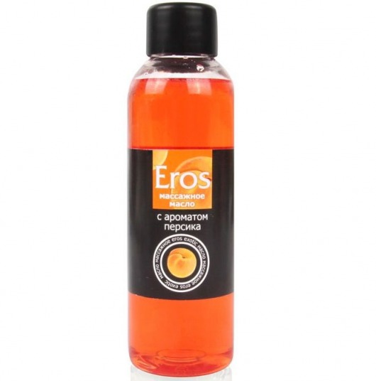Массажное масло Eros exotic с ароматом персика - 75 мл. - Биоритм - купить с доставкой в Череповце