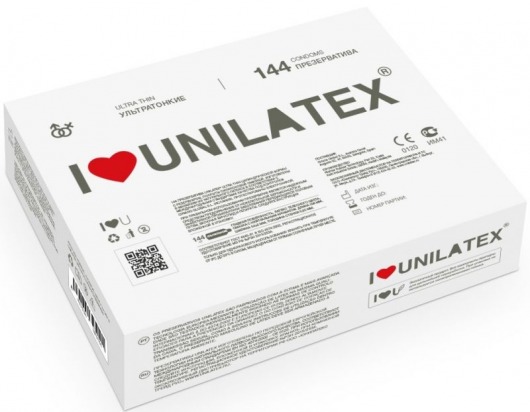 Ультратонкие презервативы Unilatex Ultra Thin - 144 шт. - Unilatex - купить с доставкой в Череповце