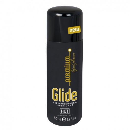 Интимный гель на силиконовой основе Premium Glide - 50 мл. - HOT - купить с доставкой в Череповце
