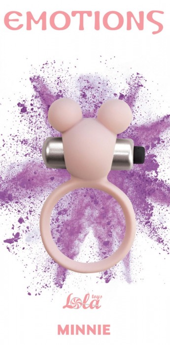 Розовое эрекционное виброколечко Emotions Minnie Light pink - Lola Games - в Череповце купить с доставкой