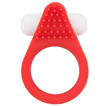 Красное эрекционное кольцо LIT-UP SILICONE STIMU RING 1 RED - Dream Toys - в Череповце купить с доставкой