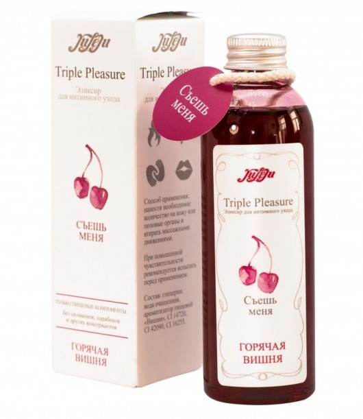 Эликсир Triple Pleasure  Горячая вишня  - 130 гр. - JULEJU - купить с доставкой в Череповце