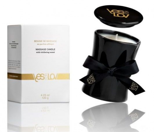 Массажная свеча Titillating Massage Candle - 120 мл. - YESforLOV - купить с доставкой в Череповце