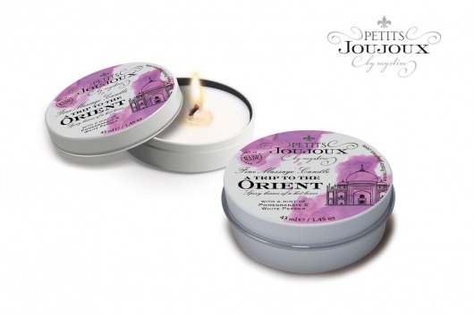 Массажная свеча Petits Joujoux Orient с ароматом граната и белого перца - 33 гр. - MyStim - купить с доставкой в Череповце