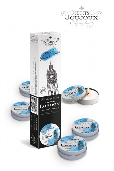 Набор из 5 свечей Petits Joujoux London с ароматом ревеня, амбры и чёрной смородины - MyStim - купить с доставкой в Череповце