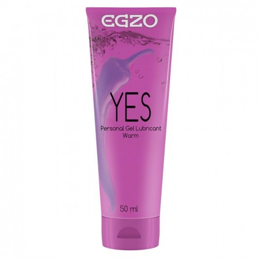 Согревающий лубрикант на водной основе Egzo Yes - 50 мл. - EGZO - купить с доставкой в Череповце