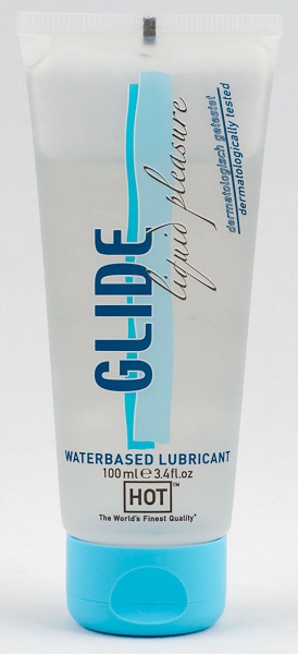 Интимная смазка на водной основе Glide - 100 мл. - HOT - купить с доставкой в Череповце