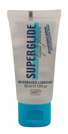 Гель-смазка на водной основе для чувствительной кожи Superglide - 30 мл. - HOT - купить с доставкой в Череповце