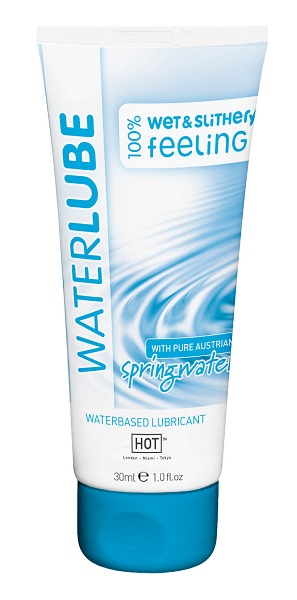 Гель-смазка на основе чистой родниковой воды WaterLube - 30 мл. - HOT - купить с доставкой в Череповце
