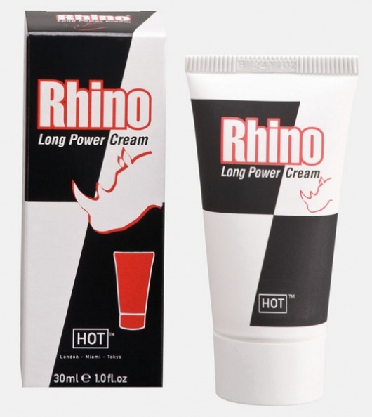 Крем-пролонгатор для мужчин Rhino - 30 мл. - HOT - купить с доставкой в Череповце