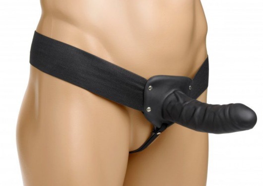 Полый страпон Erection Assist - 15,2 см. - XR Brands - купить с доставкой в Череповце