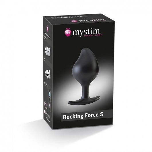 Анальная пробка Rocking Force S для электростимуляции - 9,5 см. - MyStim - купить с доставкой в Череповце