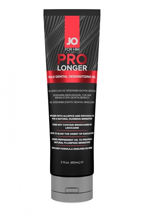 Гель-пролонгатор умеренного действия для мужчин JO Prolonger Gel – 60 мл. - System JO - купить с доставкой в Череповце