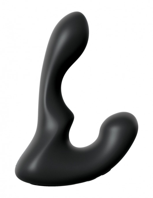 Черный анальный вибростимулятор P-Spot Milker - 14 см. - Pipedream - в Череповце купить с доставкой
