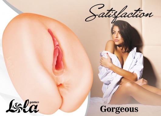 Мастурбатор с 2 тоннелями Satisfaction Gorgeous - Lola Games - в Череповце купить с доставкой