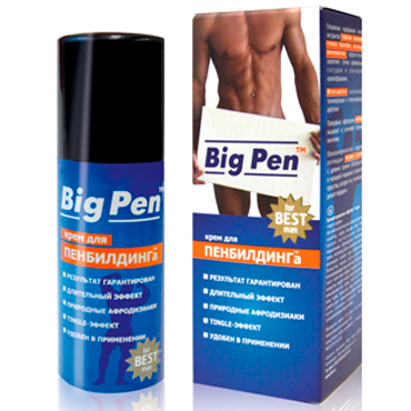 Крем Big Pen для увеличения полового члена - 50 гр. - Биоритм - в Череповце купить с доставкой